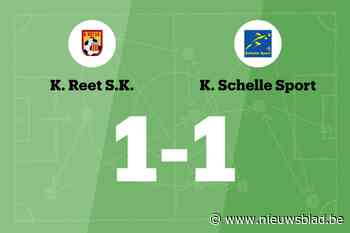 Baets redt punt voor Reet tegen Schelle Sport B