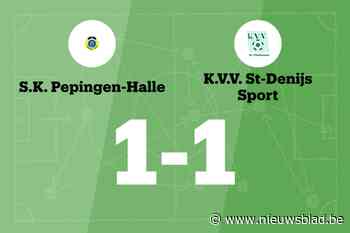Dekoster redt punt voor SK.Pepingen-Halle tegen KVV Sint-Denijssport