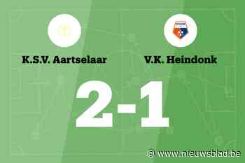 Simon Poppe en Nick Thijs spelen cruciale rol in thuiszege Aartselaar B op Heindonk