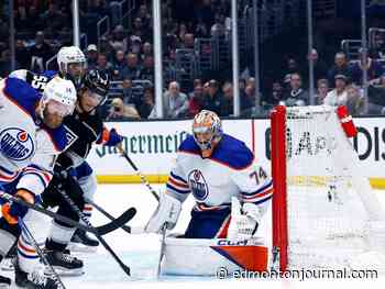 Player grades: Skinner stops kitchen sink, Boucard bombs the Edmonton Oilers over the Los Angeles Kings