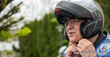 Kulmbach: Herrmann bei Motorradsternfahrt - Innenminister fährt in in Biker-Kluft mit