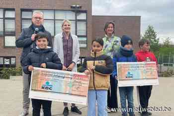 Kinderen stappen voor goede doel