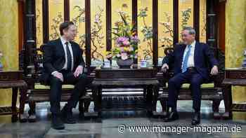 Tesla: Elon Musk schließt in China Partnerschaft mit Baidu bei Autopilot-System