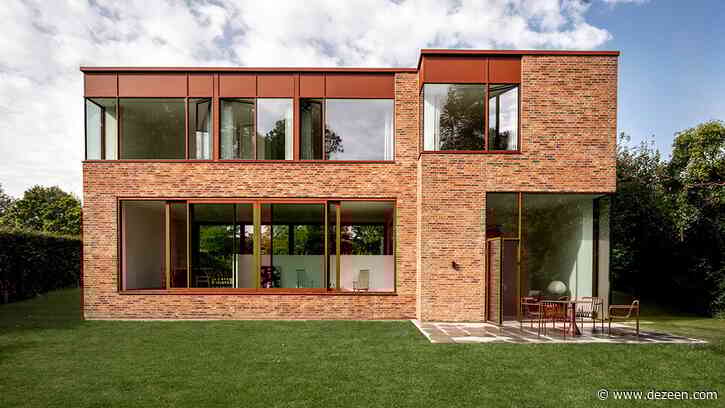 Valbæk Brørup Architects completes "simple and calm" brick villa outside Copenhagen