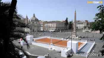 VIDEO | Internazionali di tennis: ecco il campo "speciale" allestito a piazza del Popolo