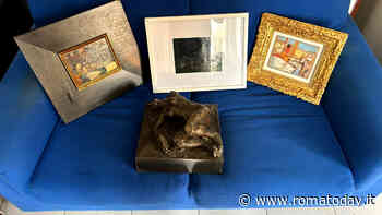 Sorpresi al bar con opere d'arte rubate da 170 mila euro