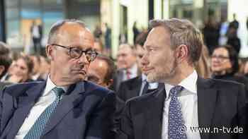 "Unsere Distanz wird größer": Merz zweifelt, ob die FDP einen Plan hat