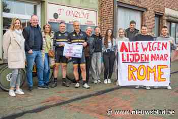 Max (64) en Benny (61) fietsen naar Rome in de strijd tegen lege brooddozen: “We koppelen onze avonturen graag aan sociaal engagement”