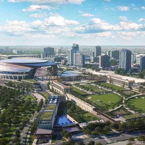 Manica designs glass-fronted stadium for Chicago Bears