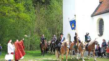 Penzberg: Aus der kleinen Pferdewallfahrt wurde ein prachtvoller Georgi-Ritt