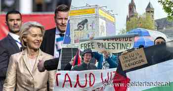 EU-leider Von der Leyen voor debat in Maastricht uitgescholden voor oorlogscrimineel