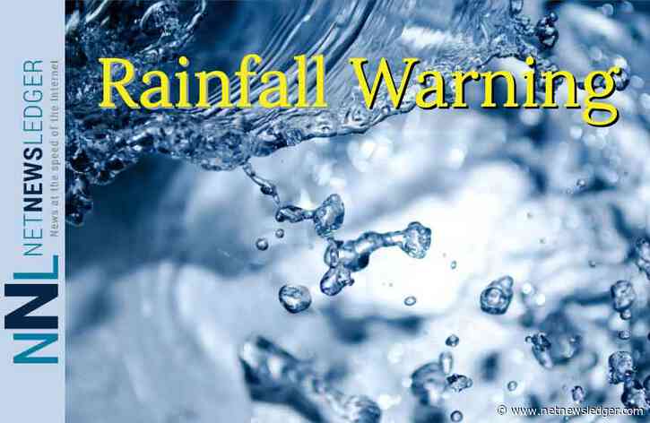 Rainfall Advisory in Effect for Greater Sudbury on April 29, 2024