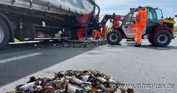 Kulmbach: Neue "Bierkurve"? Laster verliert 300 Kästen - "Bierschoff" meldet sich