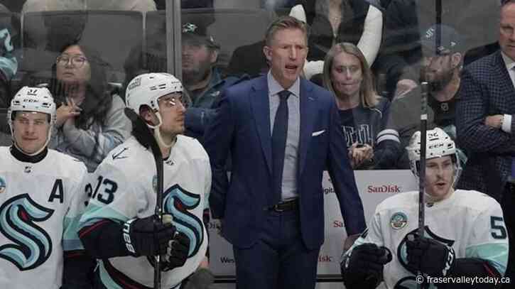 Seattle Kraken fire coach Dave Hakstol after leading the franchise for its first 3 seasons