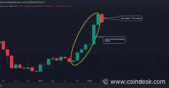 Bitcoin Set to Become More Dominant Even as BTC Stares at First Monthly Loss Since August