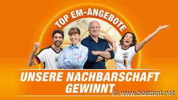 Nachbarschaftlicher Service: Expert bedient Rudi Völler in EM-Kampagne