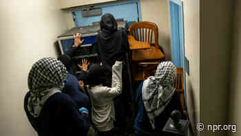 Protesters at Columbia University have begun occupying a campus building