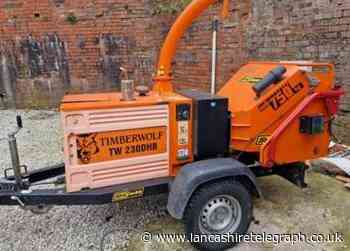 Stolen woodchipper and caravan located in Hyndburn