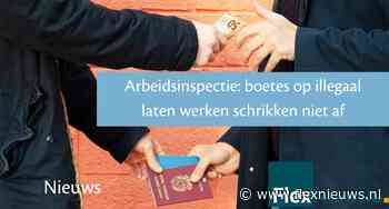 Arbeidsinspectie: boetes op illegaal laten werken schrikken niet af