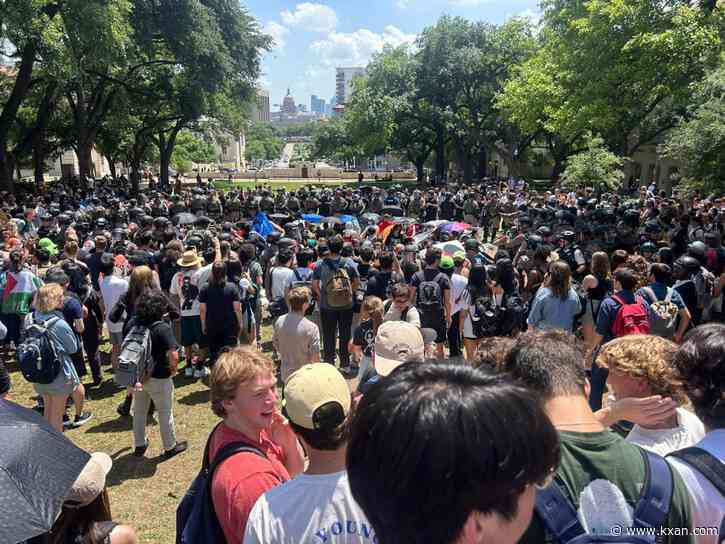 79 arrested on UT campus during Monday protest, sheriff's office says