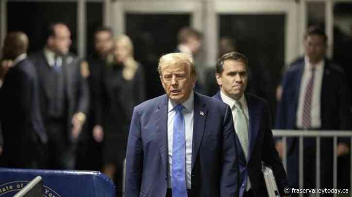 The Latest | Judge finds Trump violated gag order in hush money case 9 times, fines him $9K