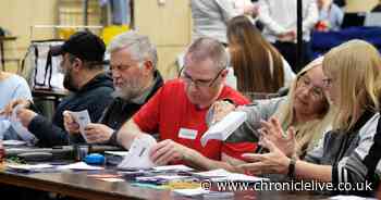 What time will local elections results be announced for North East councils, mayor, and PCCs?