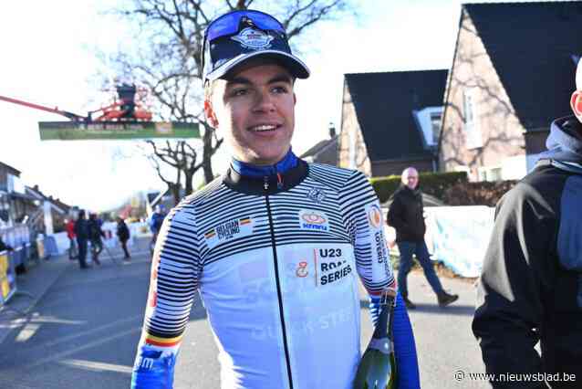 Viktor Soenens begint in jongerentrui aan de slotrit in Bretagne