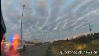 Video captures deadly wrong-way police chase on Highway 401 in Ontario