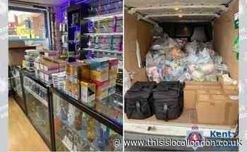 Dartford and Gravesend shops suspected of selling illegal vapes