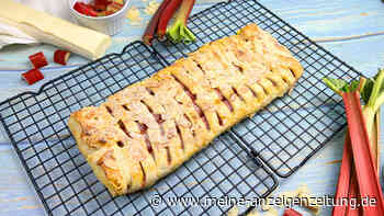 Rhabarber trifft Blätterteig und Pudding: schnelles Rezept mit dem säuerlichen Saison-Star