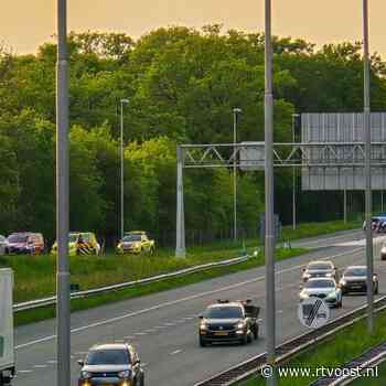 112 nieuws: Afrit Borne-West afgesloten na ongeval op A35