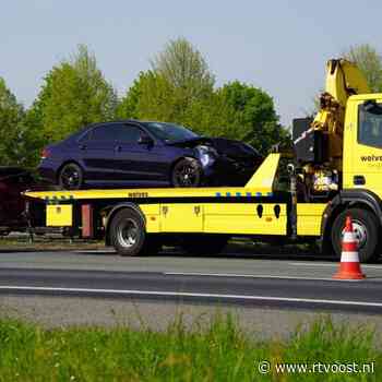 112 Nieuws: kop-staartbotsing op A28, twee mensen naar het ziekenhuis