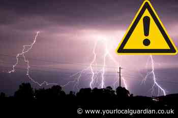 Met Office issues thunderstorm warning for London