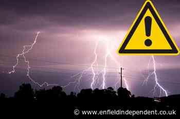 Met Office issues thunderstorm warning for London