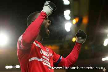 Middlesbrough's Emmanuel Latte Lath up for Championship award