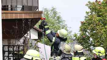 Alarm für die Feuerwehr: Fassaden-Brand in Ampfing