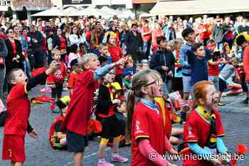 Stad plaatst groot scherm op de Markt voor wedstrijden Rode Duivels tijdens EK voetbal