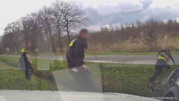 Drugsdealer in zijn blote kont na achtervolging op snelweg