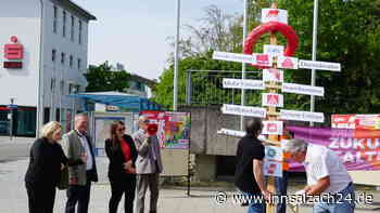 Soziale Forderungen an Maibaum genagelt und eine Partei heftig kritisiert