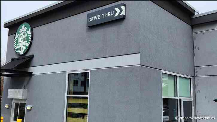 Newest Starbucks location set to open in roughly 2 weeks east of Chilliwack