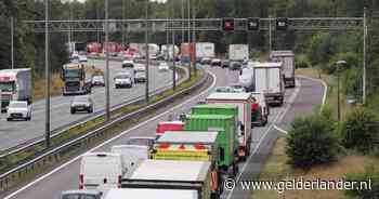 File op de A12 na ongeval: vertraging ruim een uur
