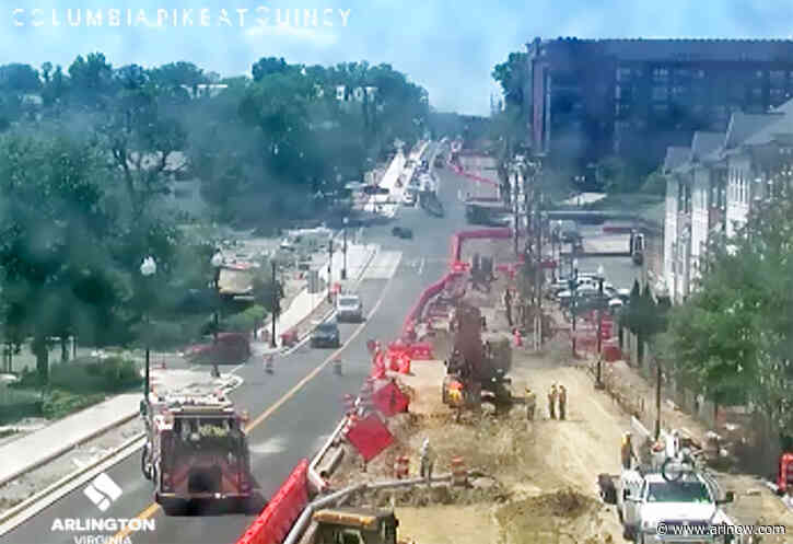 TRAFFIC ALERT: Columbia Pike blocked by gas leak