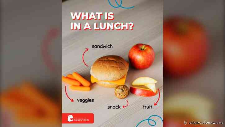 Brown Bagging for Calgary's Kids awareness campaign at the CORE