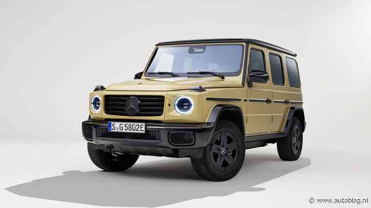 Verbeterde elektrische G-klasse aangekondigd