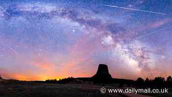 Up to 50 shooting stars will soar across the US each hour during the  Eta Aquarids meteor shower this weekend... here is how YOU can see it