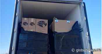 Ontario police seize 8.4 million cigarettes during pair of arrests