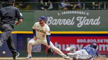 Adames homers twice as Brewers pound Rays 7-1