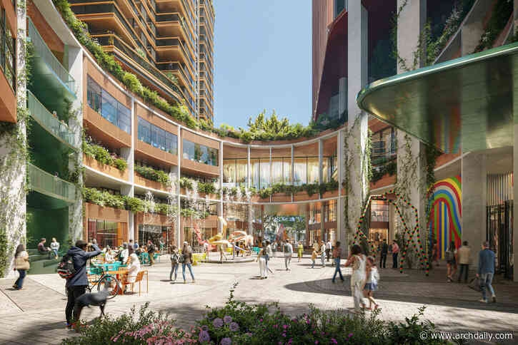 Foster + Partners Unveils Net-Zero, Mixed-Use Development in London, UK