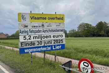 Werken heraanleg Aarschotsesteenweg starten 6 mei: Eenrichtingsverkeer van Koningshooikt naar Lier