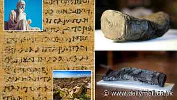 'Plato is just the start': Ancient Herculaneum scrolls buried during the eruption of Mount Vesuvius could also reveal secrets about Socrates, scientist claims